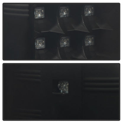 SPYDER Xtune Chevy Silverado 07-13 LED Tail Lights Black Smoke ALT-JH-CS07-LED-BKSM 5077493
