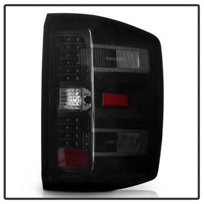 SPYDER xTune Chevy 1500 14-16 / Silverado 2500HD/3500HD LED Tail Lights - Black Smoked ALT-JH-CS14-LED-BSM 9036552