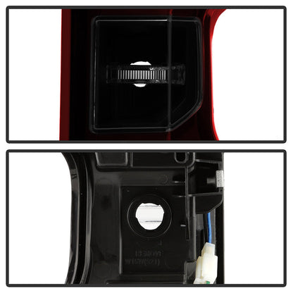 SPYDER 19-20 Chevy Silverado (For Factory Halogen Models) Light Bar LED Tail Light - Red Smoked 9050541