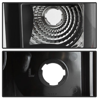 SPYDER xTune 99-02 Chevy Silverado 1500 Light Bar Style LED Tail Lights - Black (ALT-JH-CS99-LBLED-BK) 9036798