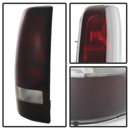 SPYDER Xtune Chevy Silverado 99-02 / GMC Sierra 99-06 OE Style Tail Lights Red Smoke ALT-JH-CS99-OE-RSM 9027161