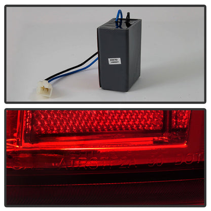 SPYDER xTune 99-02 Chevy Silverado 1500 (w/o Stepside) LED Tail Lights - Red Clear (ALT-JH-CSIL99-CS-RC) 9037627
