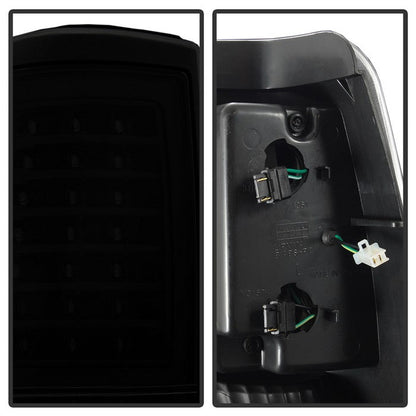 SPYDER xTune 99-02 Chevy Silverado 1500 (w/o Stepside) LED Tail Lights - Blk Smoke (ALT-JH-CSIL99-LED-BSM) 9037603
