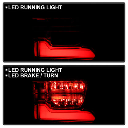 SPYDER Xtune 18-21 Chevrolet Traverse Red/Clear Full LED Tail Light - OE Outer Right 9957635
