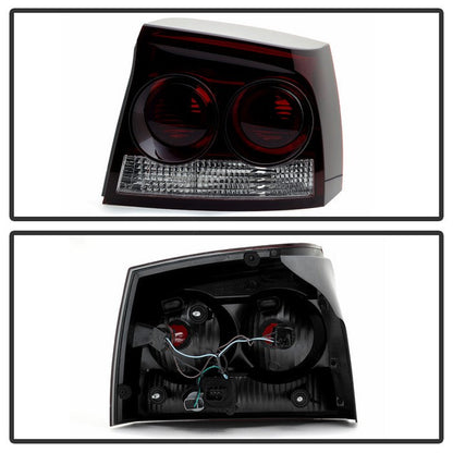 SPYDER Xtune Dodge Charger 2009-2010 OEM Style Tail Lights Red Smoked ALT-JH-DC09-OE-RSM 9033544