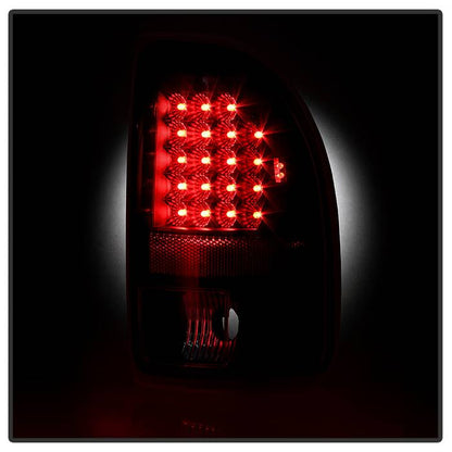 SPYDER Xtune Dodge Dakota 97-04 LED Tail Lights Black ALT-JH-DDAK97-LED-BK 9027017