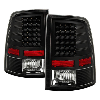 SPYDER Xtune Dodge Ram 1500 09-14 LED Tail Lights Incandescent Model Only Black ALT-JH-DR09-LED-BK 9025587