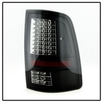 SPYDER xTune Dodge Ram 1500 09-14 - C Shape LED Tail Lights- Black Smoked ALT-JH-DR09-LED-CS-BSM 9036385