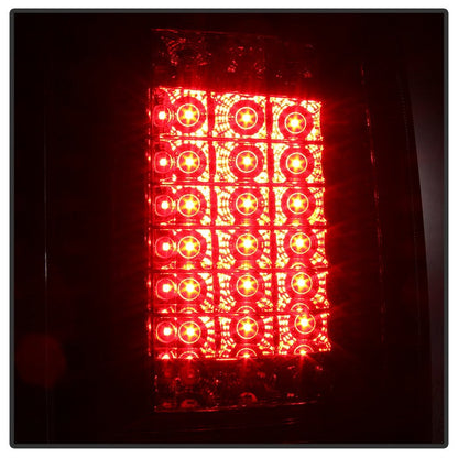 SPYDER xTune Dodge Ram 1500 09-14 - C Shape LED Tail Lights- Black Smoked ALT-JH-DR09-LED-CS-BSM 9036385