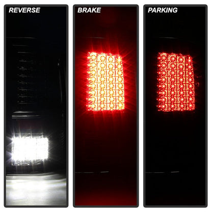 SPYDER Xtune Dodge Ram 1500 09-14 LED Tail Lights Incandescent Model Black Smoke ALT-JH-DR09-LED-G2-BSM 9034831