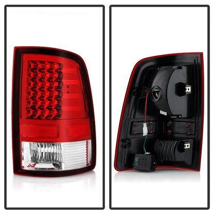 SPYDER Xtune Dodge Ram 1500 09-14 LED Tail Lights Incandescent Model Only Red Clear ALT-JH-DR09-LED-RC 9032820