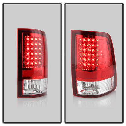 SPYDER Xtune Dodge Ram 1500 09-14 LED Tail Lights Incandescent Model Only Red Clear ALT-JH-DR09-LED-RC 9032820