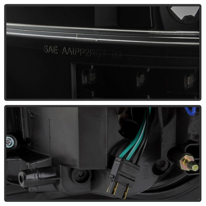 SPYDER xTune 09-14 Ford F-150 Light Bar LED Tail Lights - Black Smoke (ALT-JH-FF15009-LBLED-BSM) 9042195