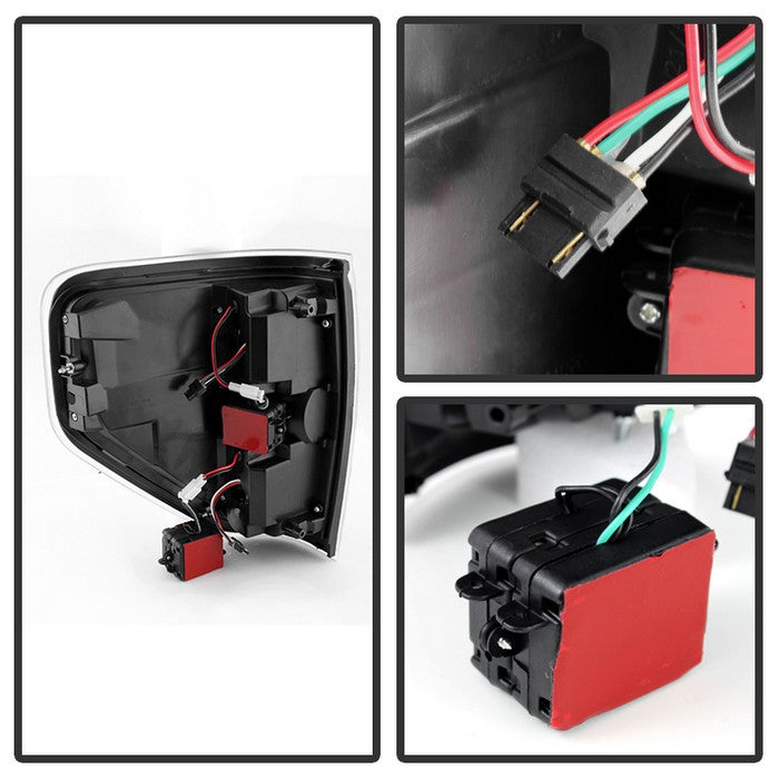 SPYDER Xtune Ford F150 09-14 LED Tail Lights Black ALT-JH-FF15009-LED-BK 9025624