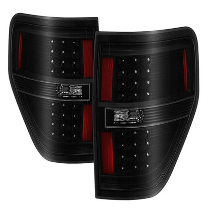 SPYDER Xtune Ford F150 09-14 LED Tail Lights Black Smoke ALT-JH-FF15009-LED-BSM 9025655