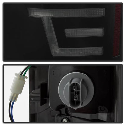 SPYDER xTune 15-17 Ford F-150 (w/o Blind Spot Sensor) LED Tail Lights - Blk Smk (ALT-JH-FF15015-LBLED-BSM) 9043154