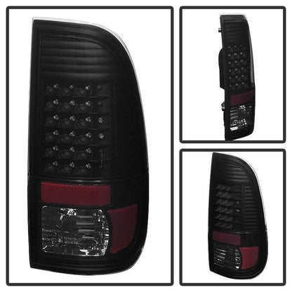 SPYDER Xtune Ford Super Duty 08-15 LED Tail Lights Black Smoke ALT-JH-FS08-LED-BKSM 9027697