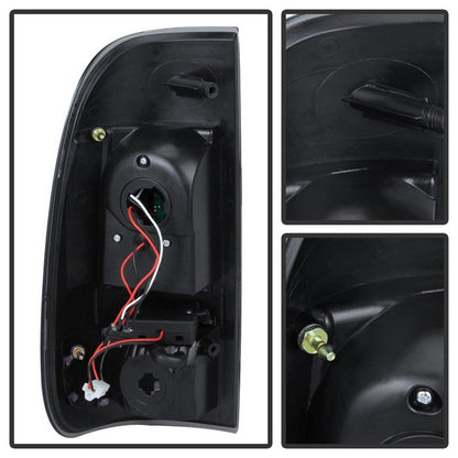 SPYDER Xtune Ford Super Duty 08-15 LED Tail Lights Black ALT-JH-FS08-LED-BK 9027680
