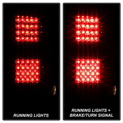 SPYDER Xtune GMC Sierra 07-13 LED Tail Lights Black Smoked ALT-JH-GS07-LED-BSM 9034077