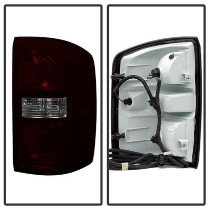 SPYDER Xtune GMC Sierra 1500 14-15 OEM Style Tail Light Red Smoked ALT-JH-GS14-OE-RSM 9034060