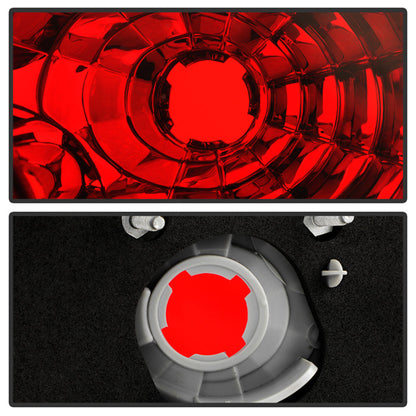 SPYDER 08-12 Honda Accord 4Dr OEM Style Tail Lights -Set - Red Clear (ALT-JH-HA084D-OE-RC) 9054693
