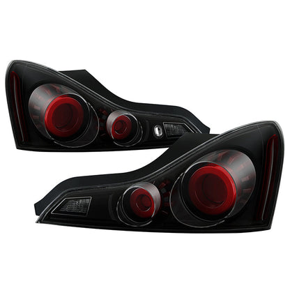 SPYDER xTune 08-13 Infiniti G37 Coupe LED Tube Style Tail Lights - Black Smoked (ALT-JH-IG37-2D-LBLED-BSM) 9048579