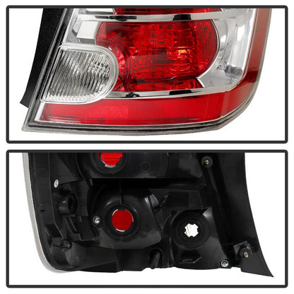 SPYDER Xtune Nissan Sentra 2.0L Only 2007-2009 Passenger Side Tail Lights - OEM Right ALT-JH-NS07-OE-RC-R 9032509