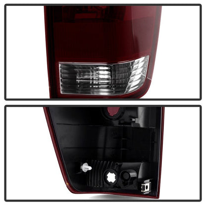 SPYDER Xtune Nissan Titan 04-15 OEM Style Tail Light Red Smoked ALT-JH-NT04-OE-RSM 9033445