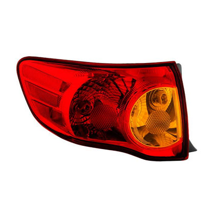 SPYDER Xtune Toyota Corolla 2009-2010 Driver Side Outer Tail Lights - OEM Left ALT-JH-TCO09-OE-OL 9032097