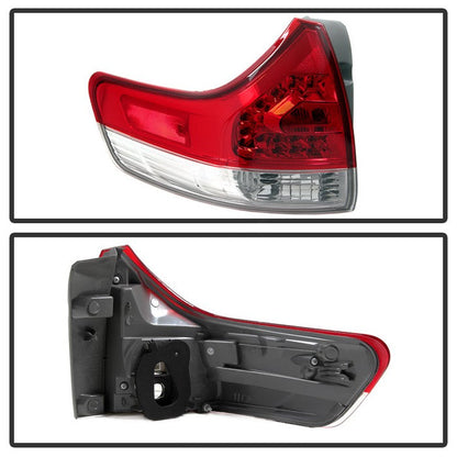SPYDER Xtune Toyota Sienna 11-13 Driver Side Outer Tail Lights - OEM Left ALT-JH-TSIE11-OE-OL 9031342