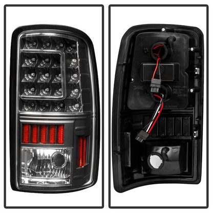 SPYDER Xtune GMC Yukon Denali/Denali Xl 01-06 Version 2 C Shape LED Tail Lights Black ALT-ON-CD00-G2-LED-BK 5081490
