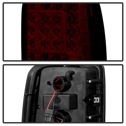 SPYDER Xtune GMC Yukon Denali Xl 01-06 Version 2 C Shape LED Tail Lights Red Smoke ALT-ON-CD00-G2-LED-RS 5081520