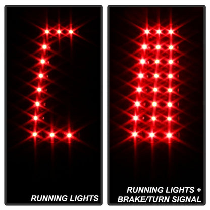SPYDER xTune 03-06 Chevy Silverado 1500 (w/o Stepside) LED Tail Lights - Blk Smoke (ALT-ON-CS03-G2-LED-BSM) 9039218