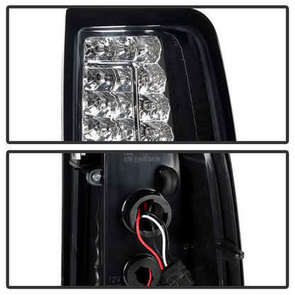 SPYDER Xtune Chevy Silverado 1500-2500-3500 03-06 C-Shape LED Tail Lights Chrome ALT-ON-CS03-G2-LED-C 5081278