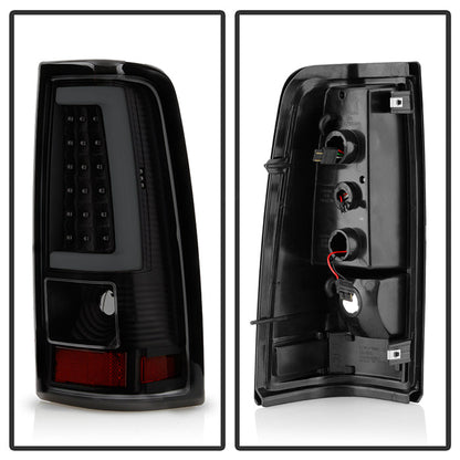 SPYDER xTune Chevy Silverado 1500/2500/3500 03-07 Version 3 Tail Lights - Black Smoke 9048715