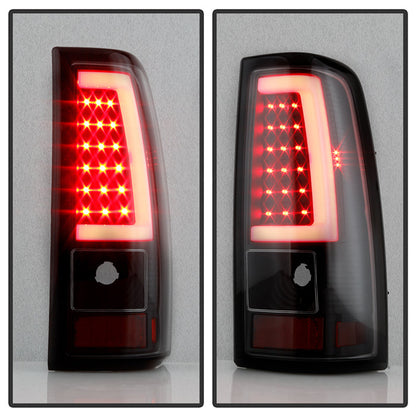 SPYDER xTune Chevy Silverado 1500/2500/3500 03-07 Version 3 Tail Lights - Black Smoke 9048715