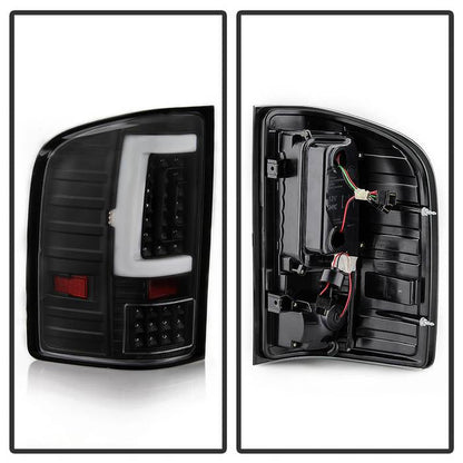 SPYDER Xtune Chevy Silverado 1500 2500HD/3500HD 07-13 Tail Lights - Black Smoked ALT-ON-CS07V2-LED-BK 9046650