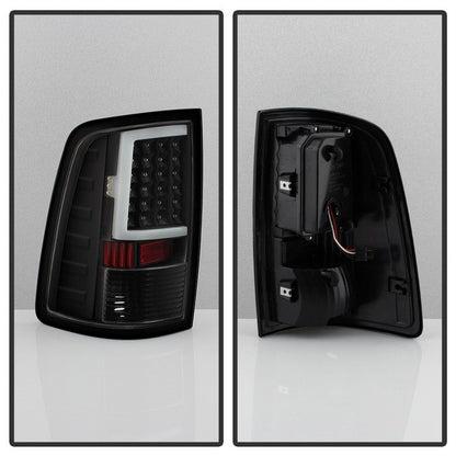 SPYDER xTune 09-18 Dodge Ram 1500 (Incandescent Model) LED Tail Lights - Blk (ALT-ON-DR09-LBLED-BK) 5082206
