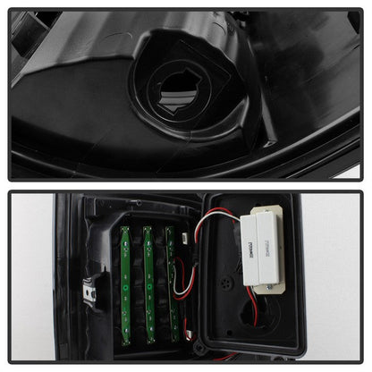 SPYDER xTune 09-18 Dodge Ram 1500 (Incandescent Model) LED Tail Lights - Blk (ALT-ON-DR09-LBLED-BK) 5082206
