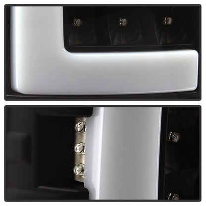 SPYDER xTune 02-06 Dodge Ram 1500 Light Bar LED Tail Light - Black (ALT-ON-DRAM02V3-LBLED-BK) 9040252