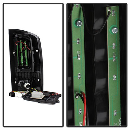 SPYDER xTune 02-06 Dodge Ram 1500 Light Bar LED Tail Light - Black Smoke (ALT-ON-DRAM02V3-LBLED-BSM) 9040269