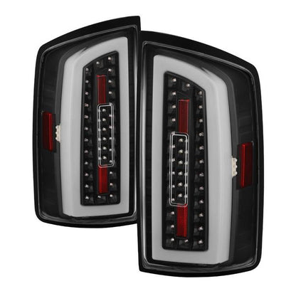 SPYDER xTune 07-08 Dodge Ram 1500 Light Bar LED Tail Light - Black (ALT-ON-DRAM06-LBLED-BK) 9043994