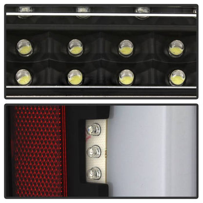 SPYDER xTune 07-08 Dodge Ram 1500 Light Bar LED Tail Light - Black (ALT-ON-DRAM06-LBLED-BK) 9043994