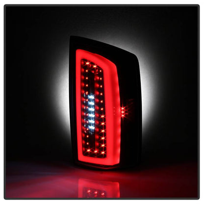 SPYDER xTune 07-08 Dodge Ram 1500 Light Bar LED Tail Light - Black (ALT-ON-DRAM06-LBLED-BK) 9043994