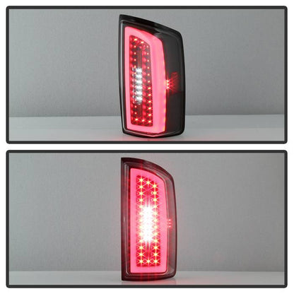 SPYDER xTune 07-08 Dodge Ram 1500 Light Bar LED Tail Light - Black (ALT-ON-DRAM06-LBLED-BK) 9043994