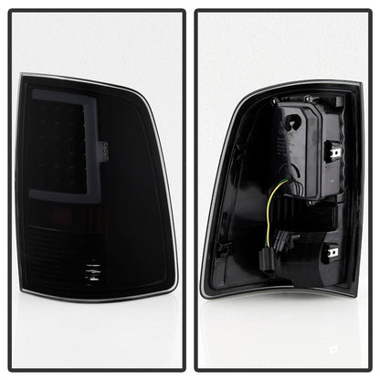 SPYDER xTune 13-18 Dodge Ram 1500 (LED Model Only) LED Tail Lights - Blk Smk (ALT-ON-DRAM13V2-LBLED-BSM) 9041020