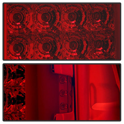 SPYDER xTune 13-18 Dodge Ram 1500 (LED Model Only) LED Tail Lights - Red Clear (ALT-ON-DRAM13V2-LBLED-RC) 9041037