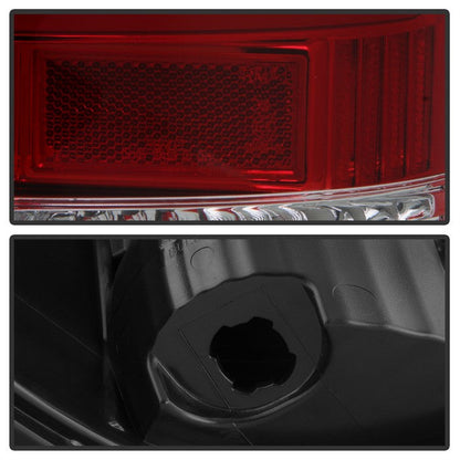 SPYDER xTune 13-18 Dodge Ram 1500 (LED Model Only) LED Tail Lights - Red Clear (ALT-ON-DRAM13V2-LBLED-RC) 9041037