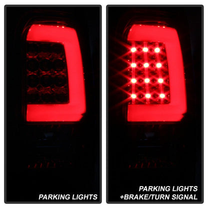 SPYDER xTune Dodge Ram 1500 94-01 Tail Lights - Light Bar LED - Black ALT-ON-DRAM94V3-LBLED-RC 9038891
