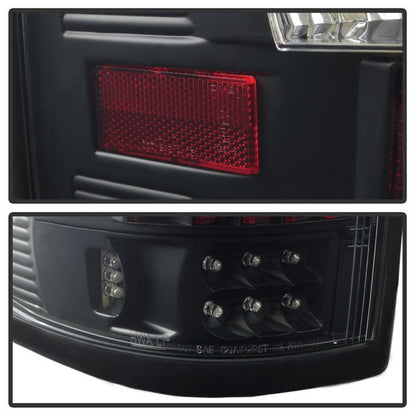 SPYDER Xtune Ford F150 Styleside 04-08 (Not Fit Heritage & SVT) LED Tail Lights Black ALT-ON-FF15004-LED-BK 5012890